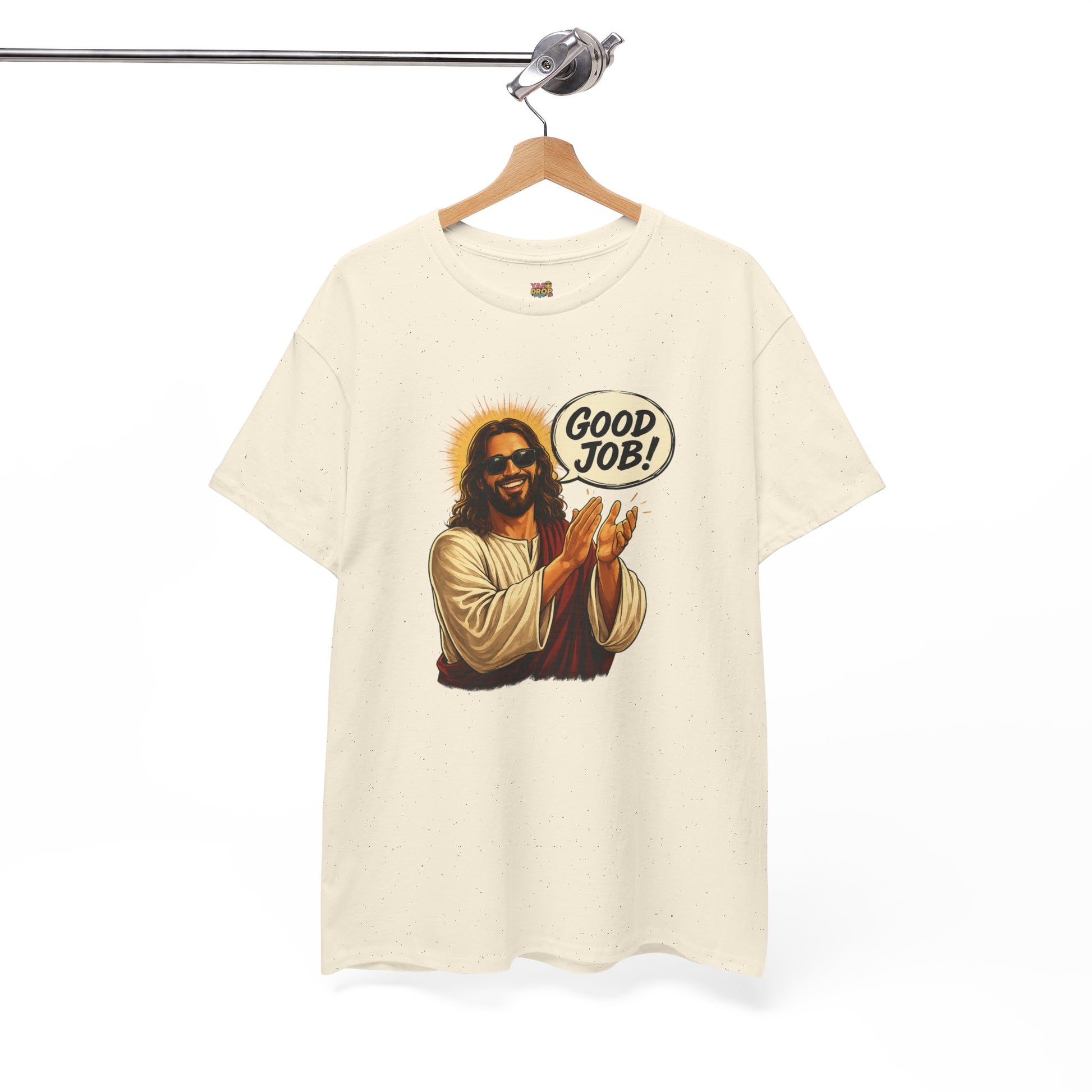 The "Good Job" Savior Graphic Tee – Ironic Streetwear / Retro Aesthetic Unisex Shirt