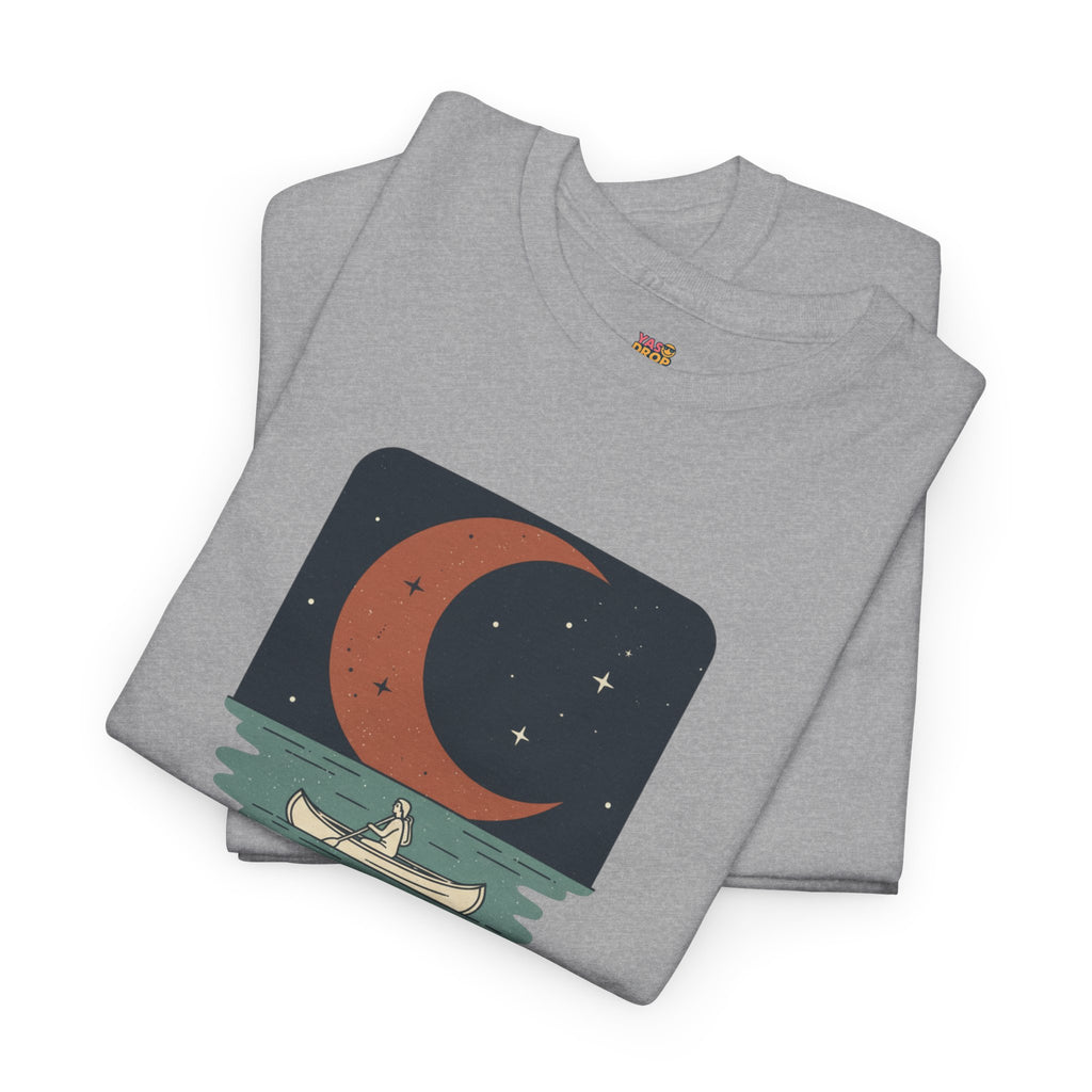 Drift & Dream: Solitude Under the Crescent Moon Tee