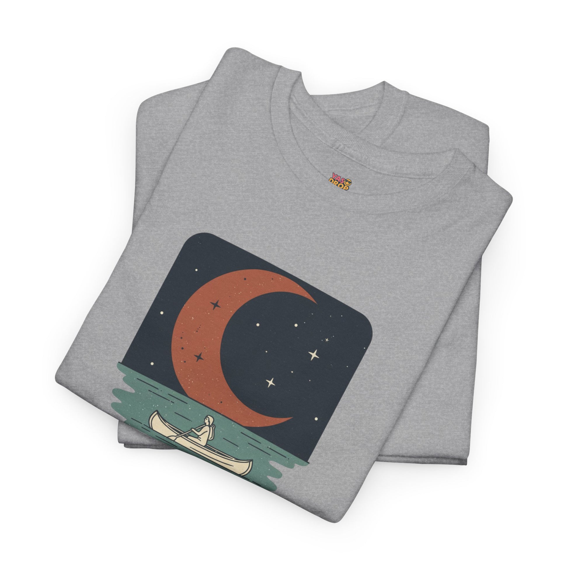 Drift & Dream: Solitude Under the Crescent Moon Tee