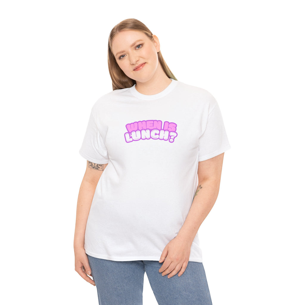 When Is Lunch? - The "Priorities" Heritage T-Shirt