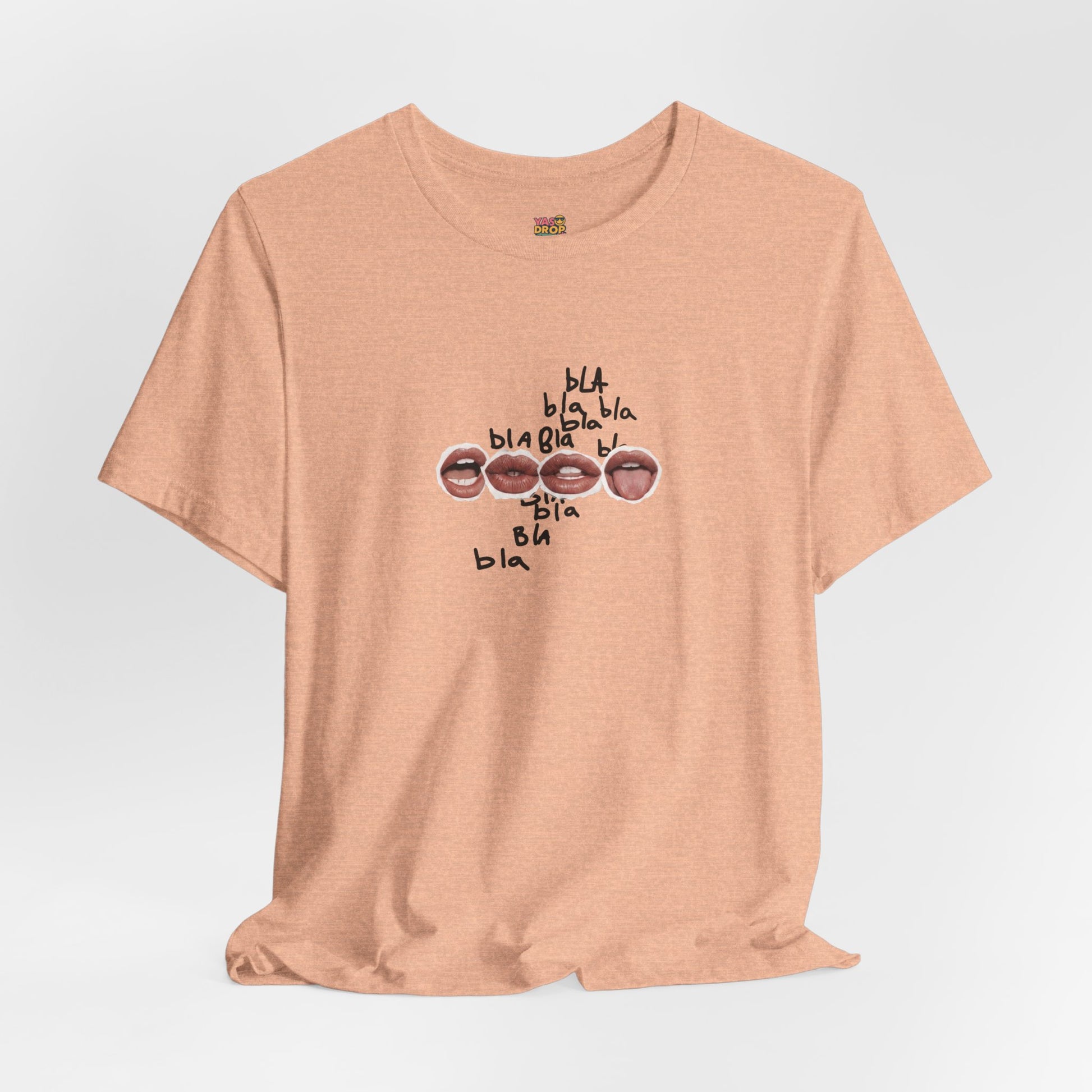 "Bla Bla Bla" Graphic Tee – Ironic Minimalism Streetwear T-Shirt