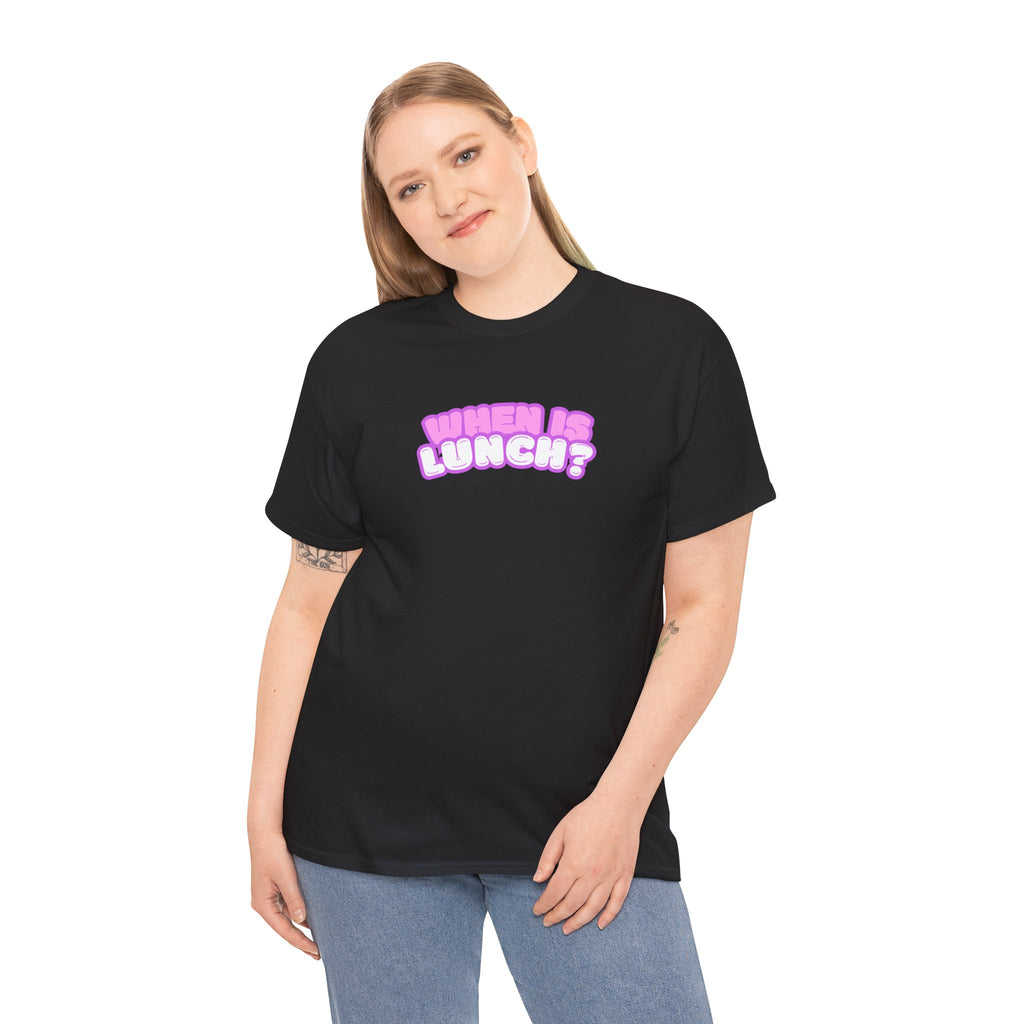 When Is Lunch? - The "Priorities" Heritage T-Shirt