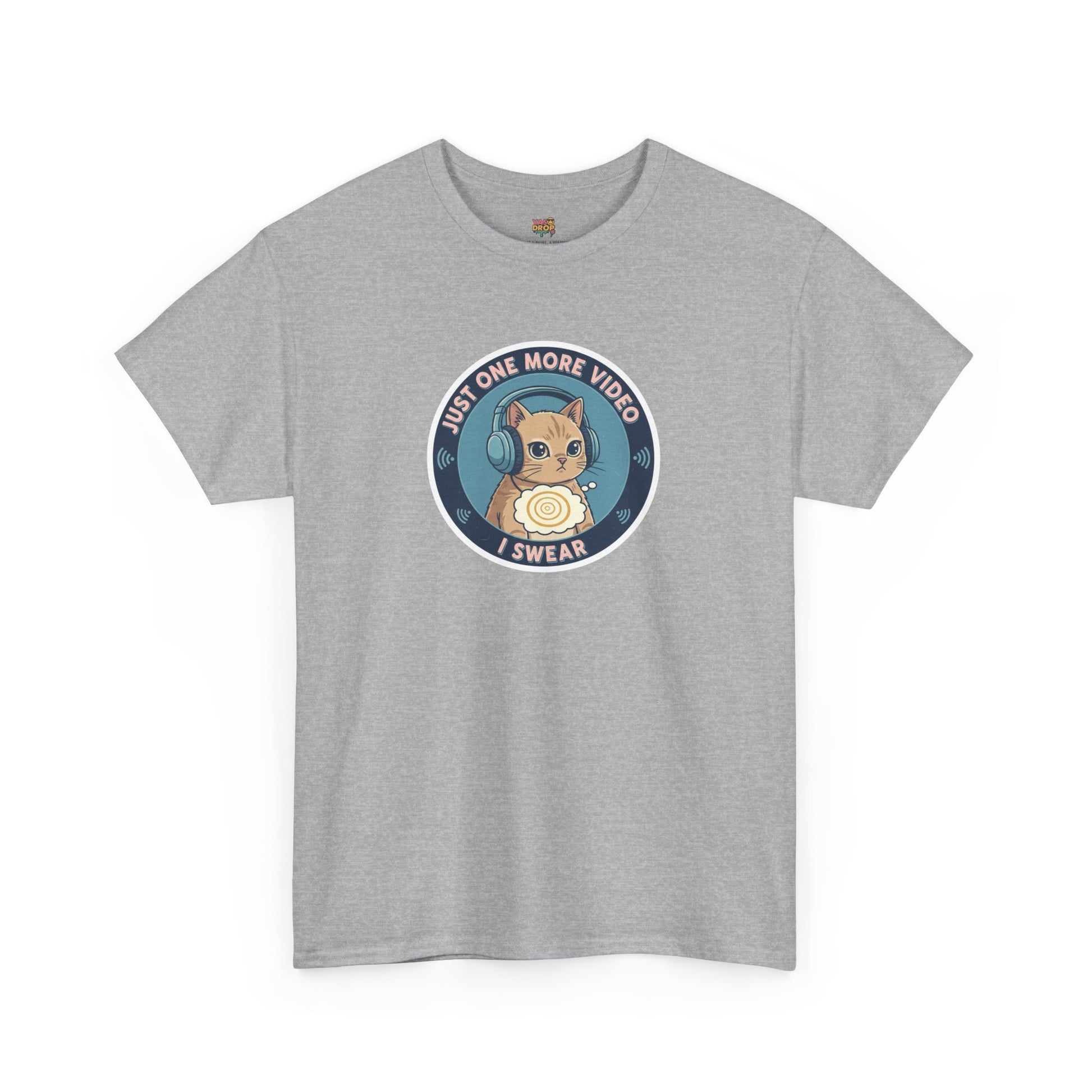 Just One More Video I Swear: Cute Cat Addiction Tee