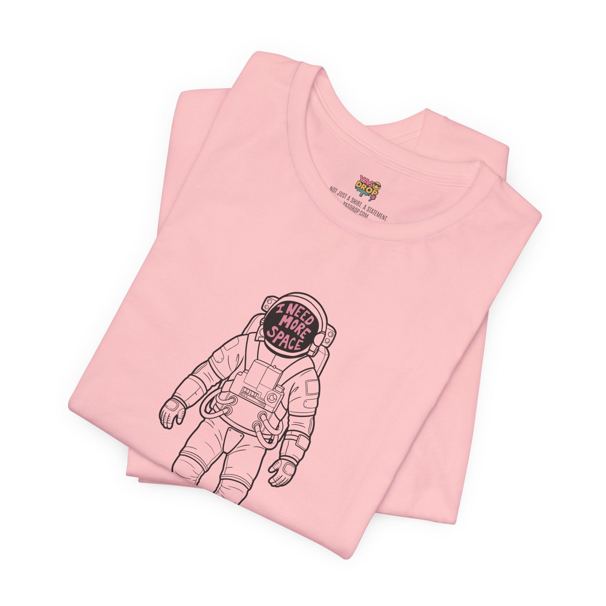 "I Need More Space" Astronaut Graphic Tee – Y2K Retro Streetwear T-Shirt