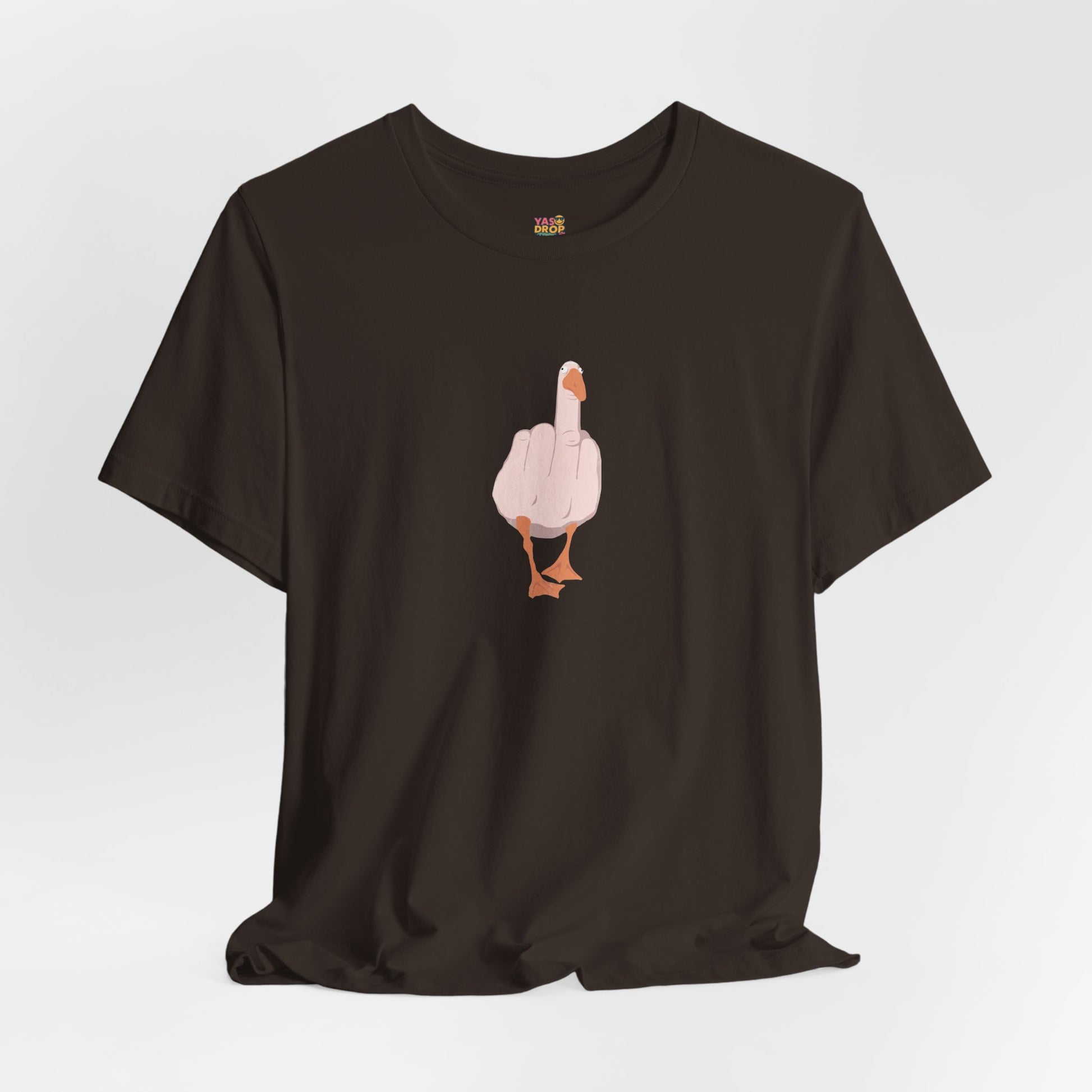 The "Unbothered" Ironic Duck Graphic Tee - Funny Chaotic Streetwear Graphic T-Shirt