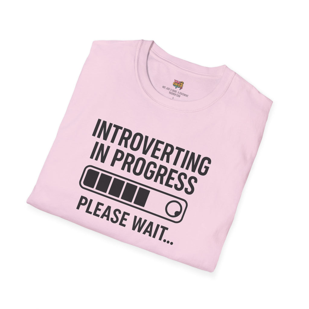 Introverting in Progress – Loading Bar Tee