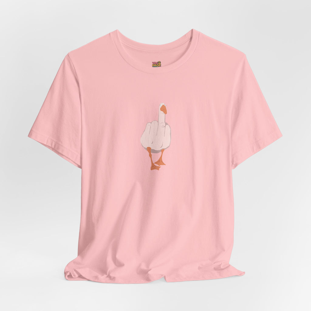 The "Unbothered" Ironic Duck Graphic Tee - Funny Chaotic Streetwear Graphic T-Shirt