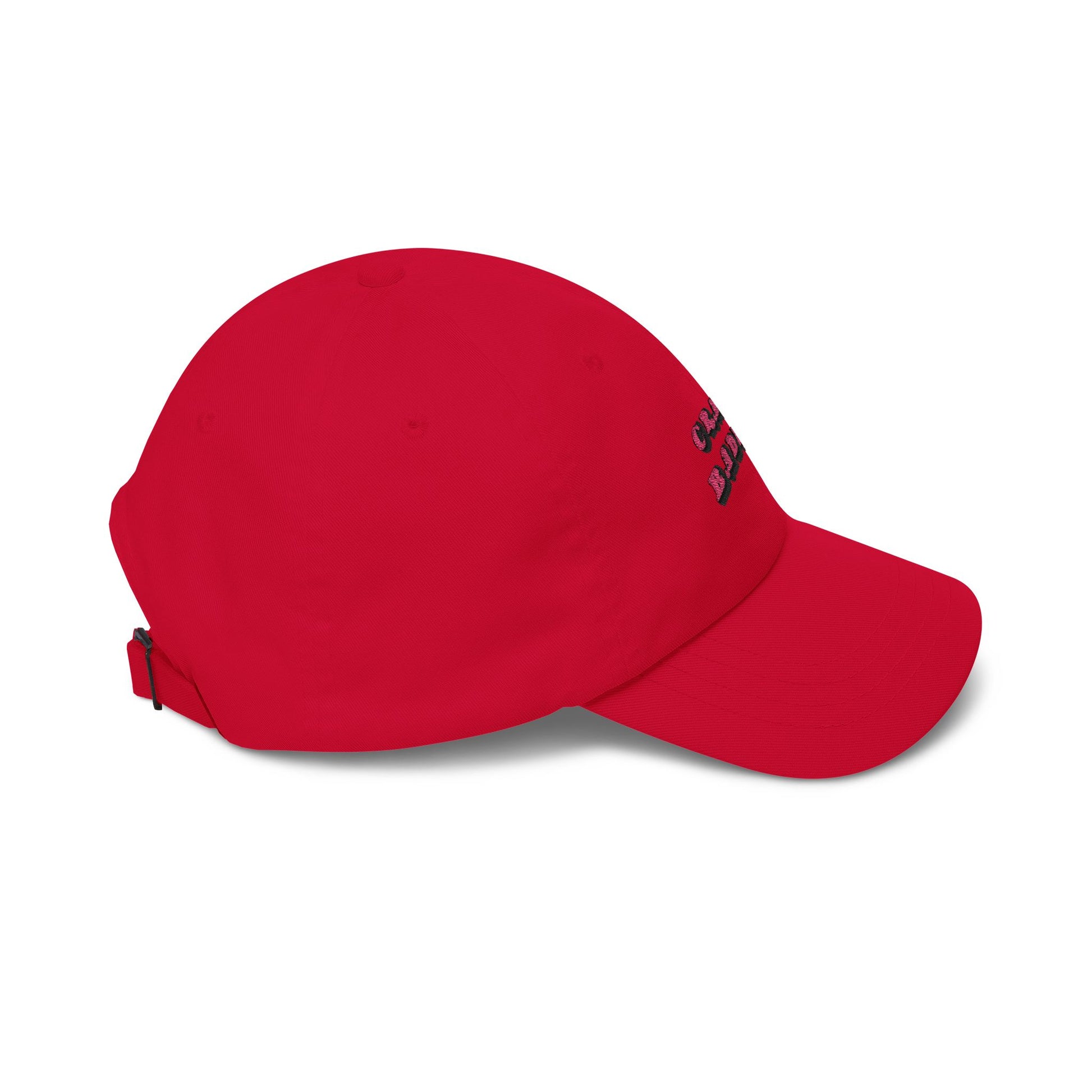 Premium Quality "Crazy Baddie" Embroidered Dad Hat – Retro Pink 3D Block Lettering