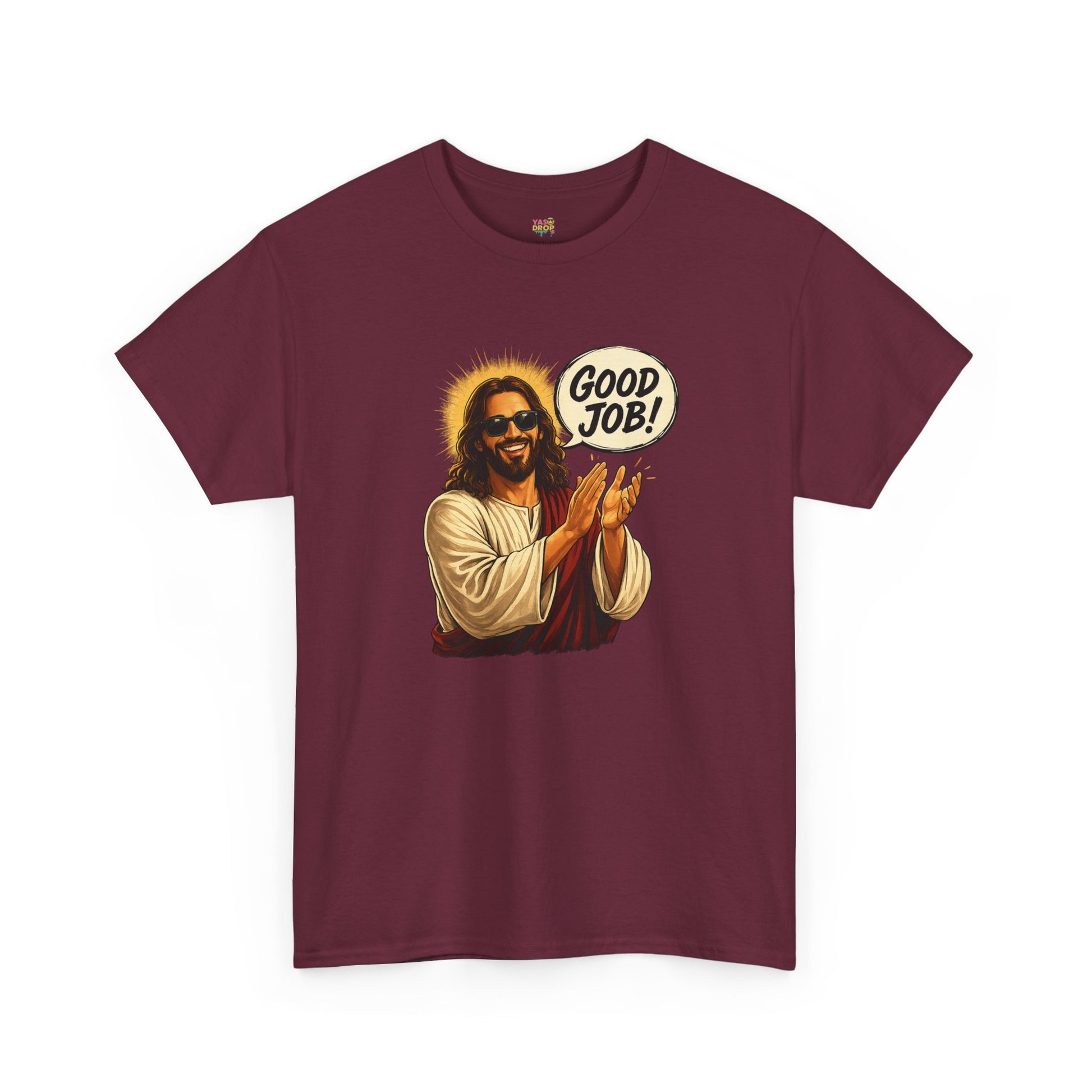 The "Good Job" Savior Graphic Tee – Ironic Streetwear / Retro Aesthetic Unisex Shirt