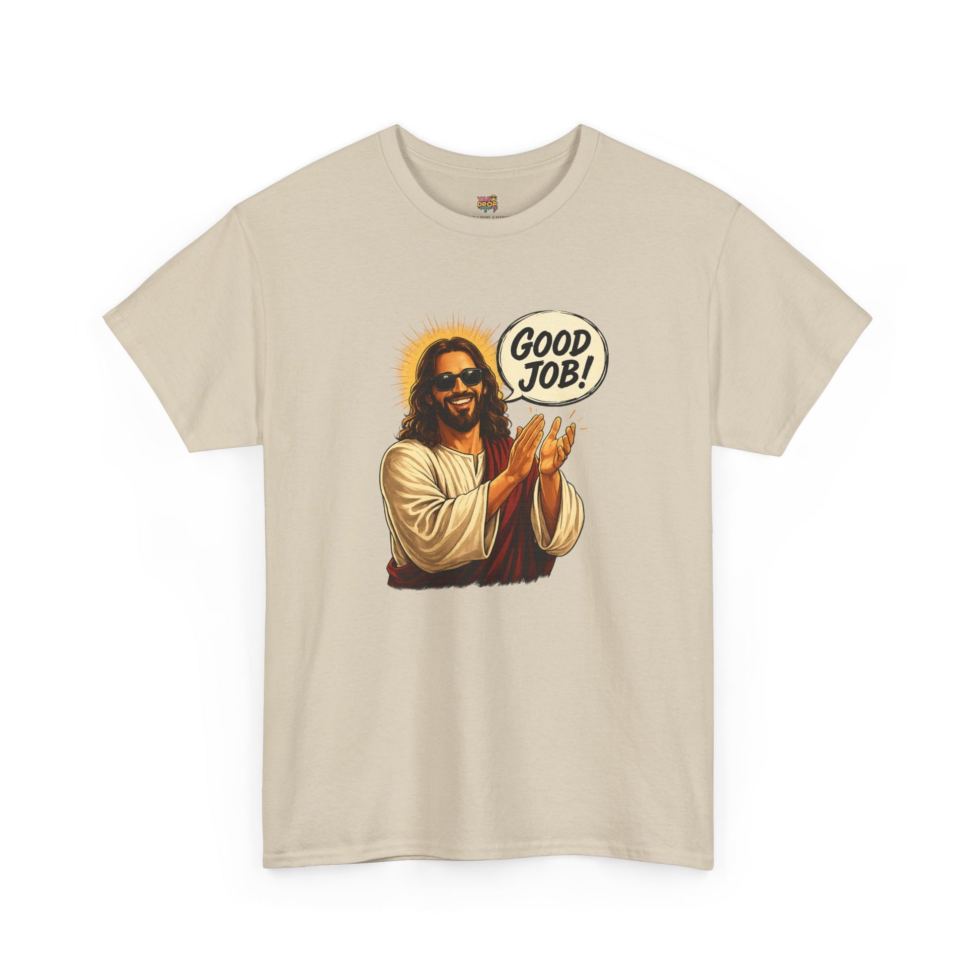 The "Good Job" Savior Graphic Tee – Ironic Streetwear / Retro Aesthetic Unisex Shirt