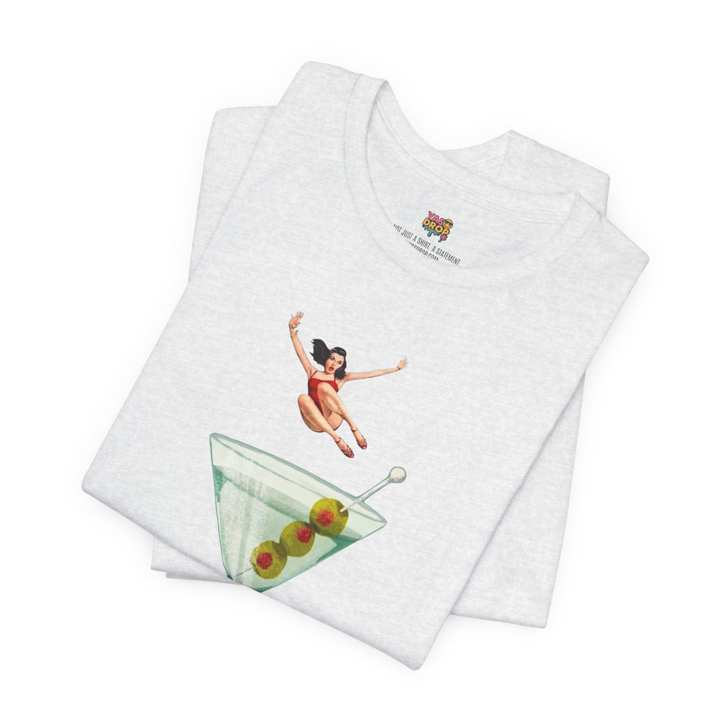 Dirty Martini Girl Graphic Tee - Retro Aesthetic Streetwear T-Shirt