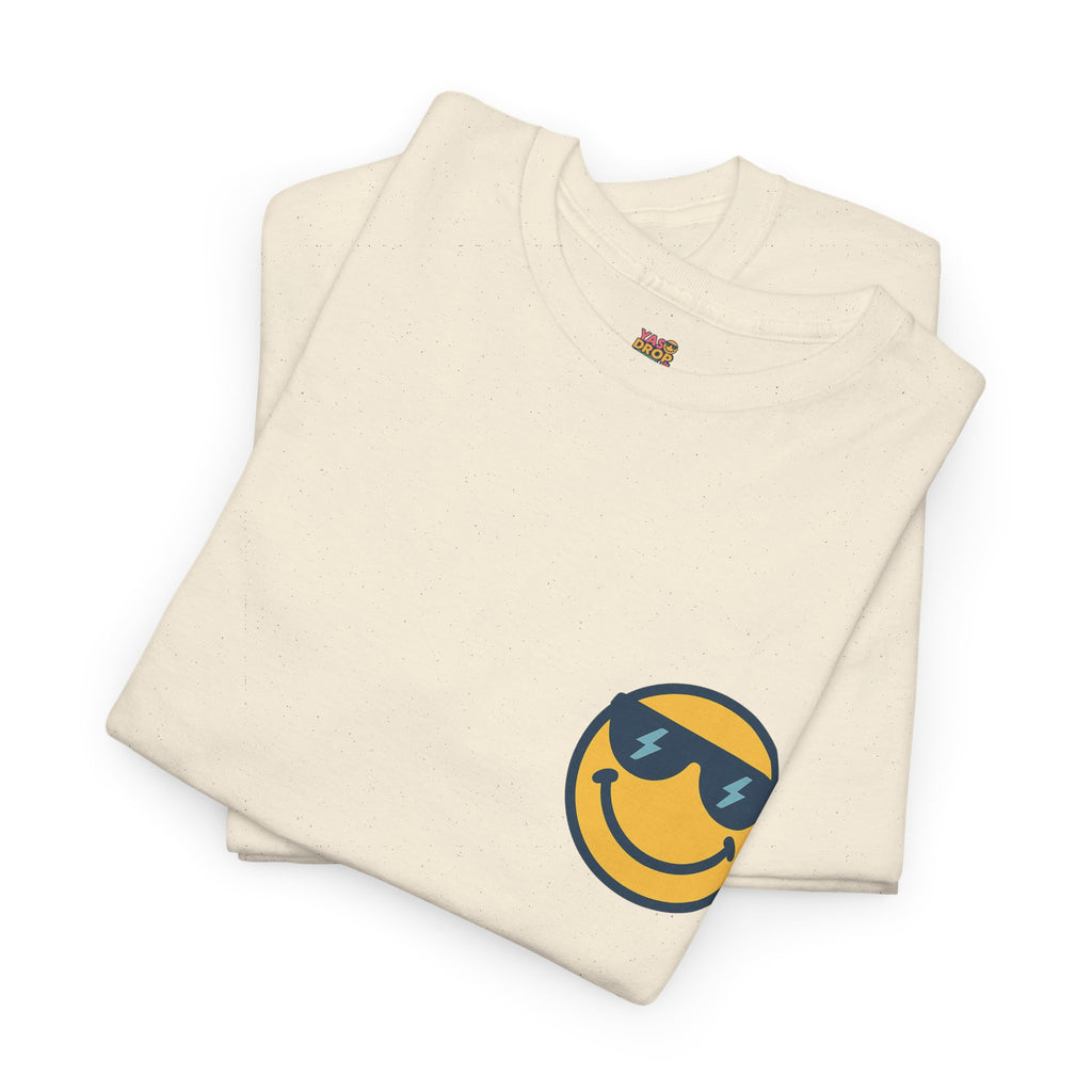 The YASDROP Smiley Swirl Tee