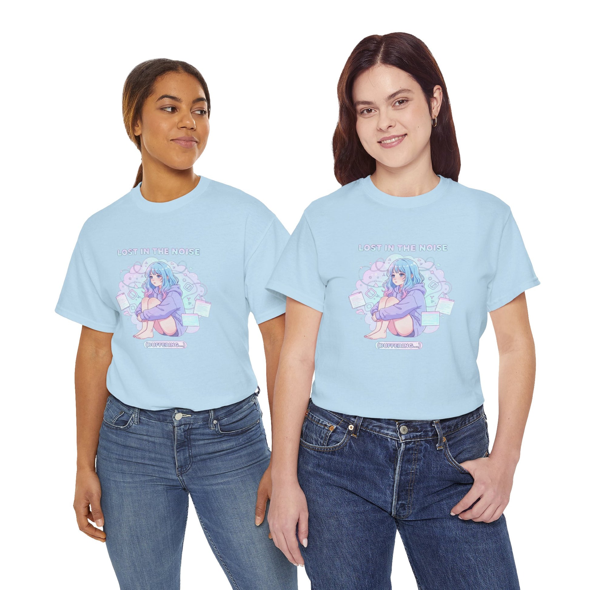 Lost in the Noise: Anime Overwhelm & Buffering Tee