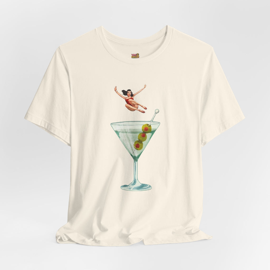 Dirty Martini Girl Graphic Tee - Retro Aesthetic Streetwear T-Shirt
