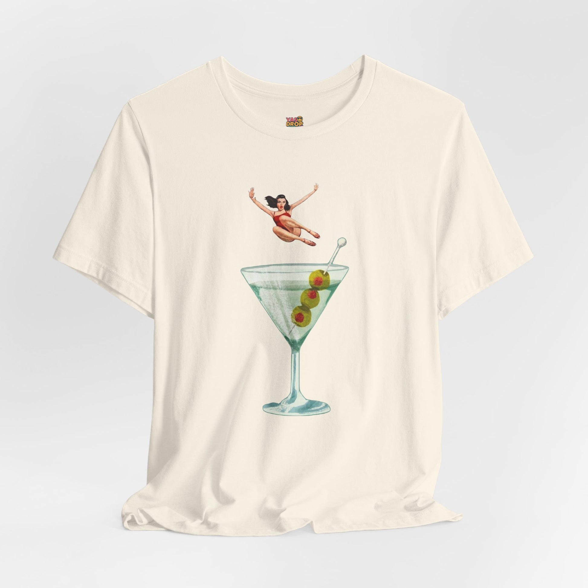 Dirty Martini Girl Graphic Tee - Retro Aesthetic Streetwear T-Shirt
