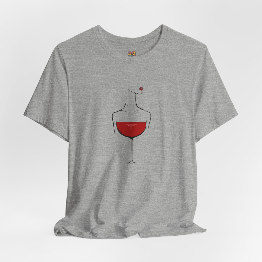 Pour Decisions Premium Graphic Tee – Minimalist Wine Aesthetic Streetwear