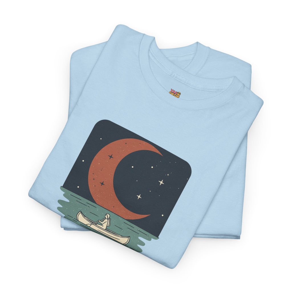 Drift & Dream: Solitude Under the Crescent Moon Tee
