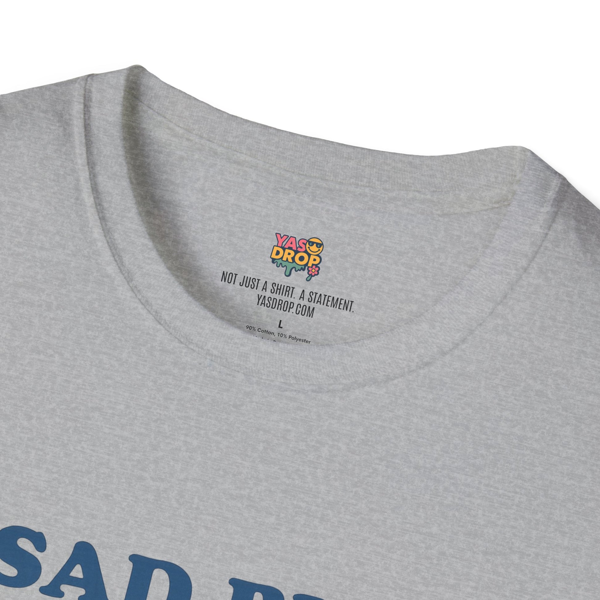 Sad But Still Serving T-Shirt | Relatable Digital Burnout Graphic Tee – YASDROP