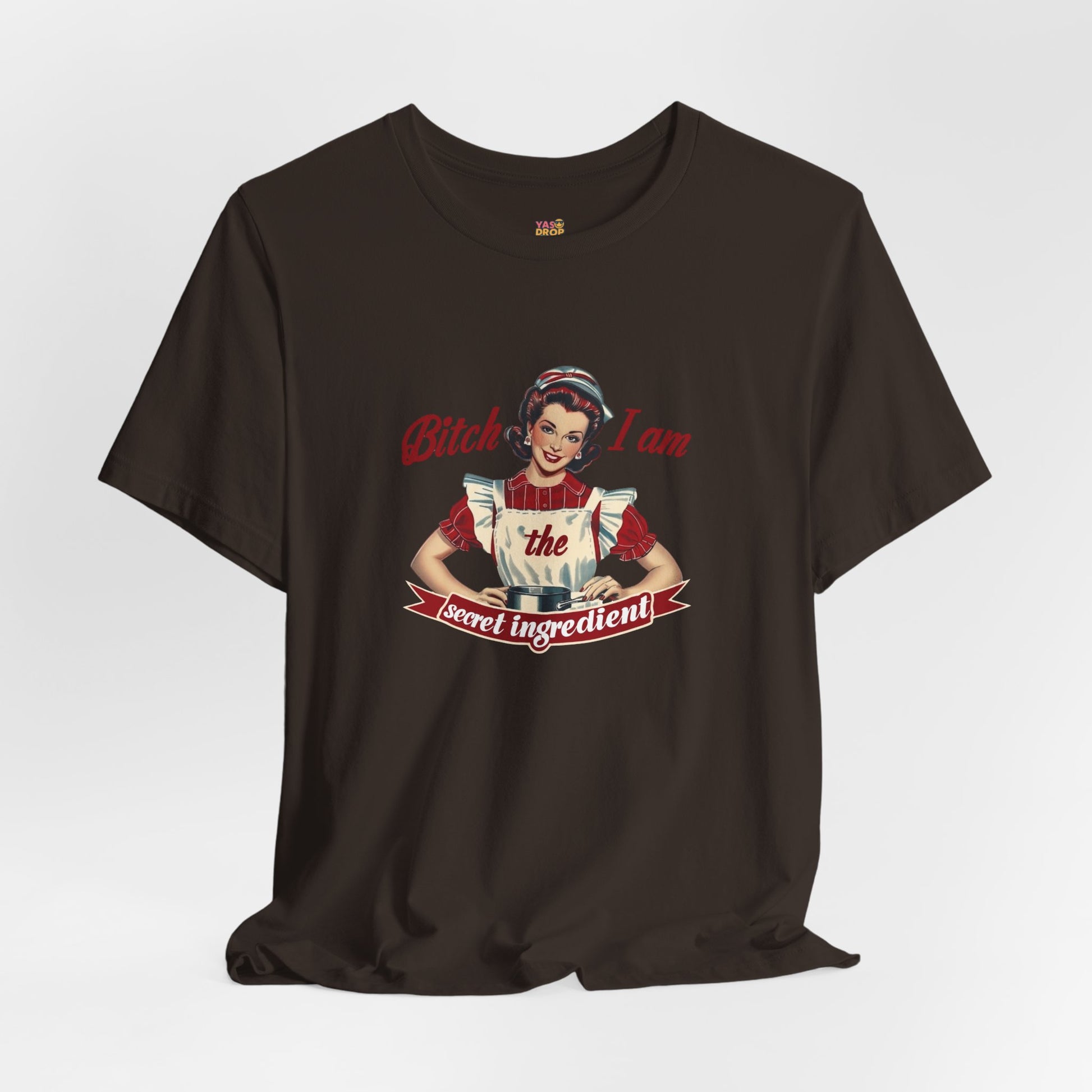 "The Secret Ingredient" Ironic Minimalist Vintage Graphic Tee