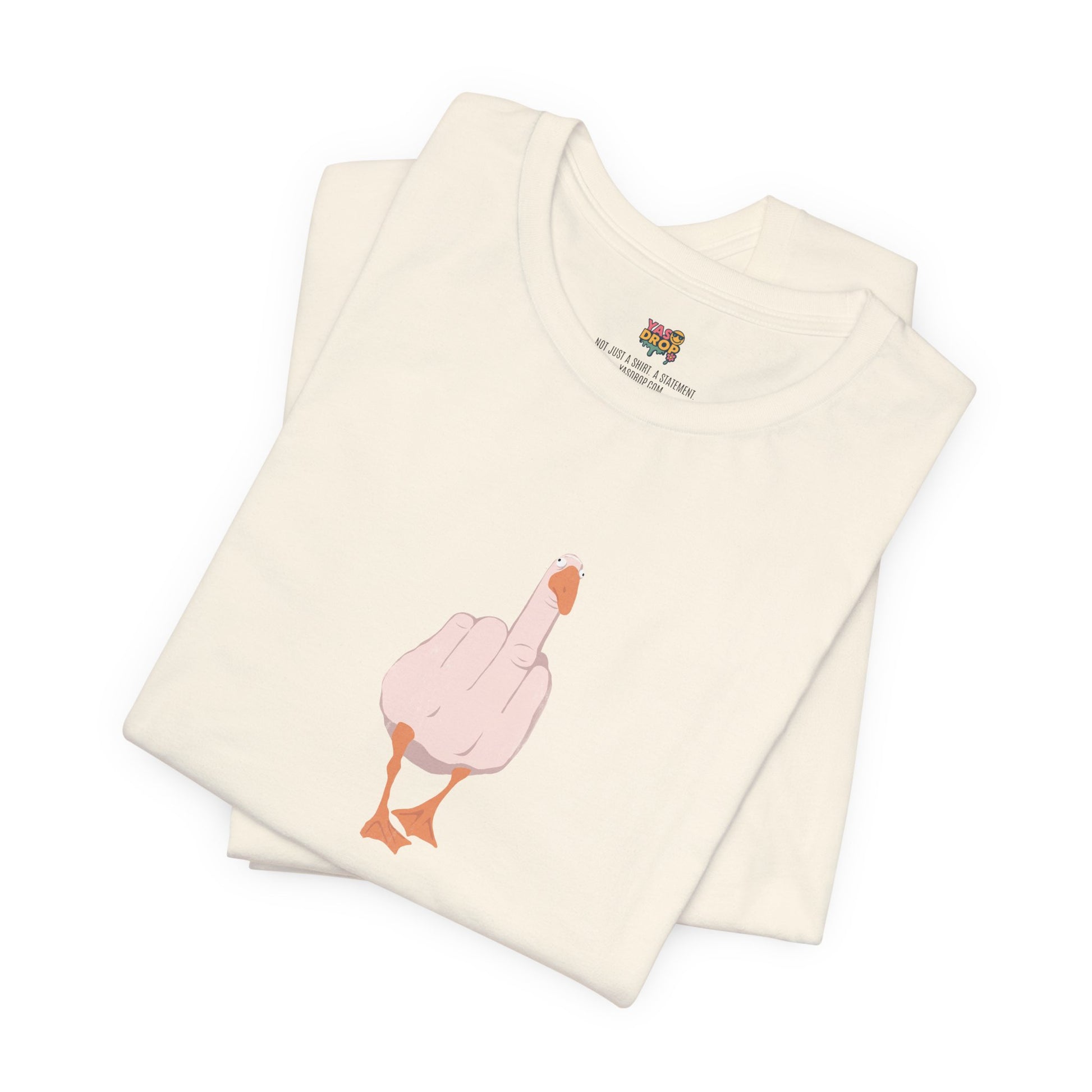 The "Unbothered" Ironic Duck Graphic Tee - Funny Chaotic Streetwear Graphic T-Shirt