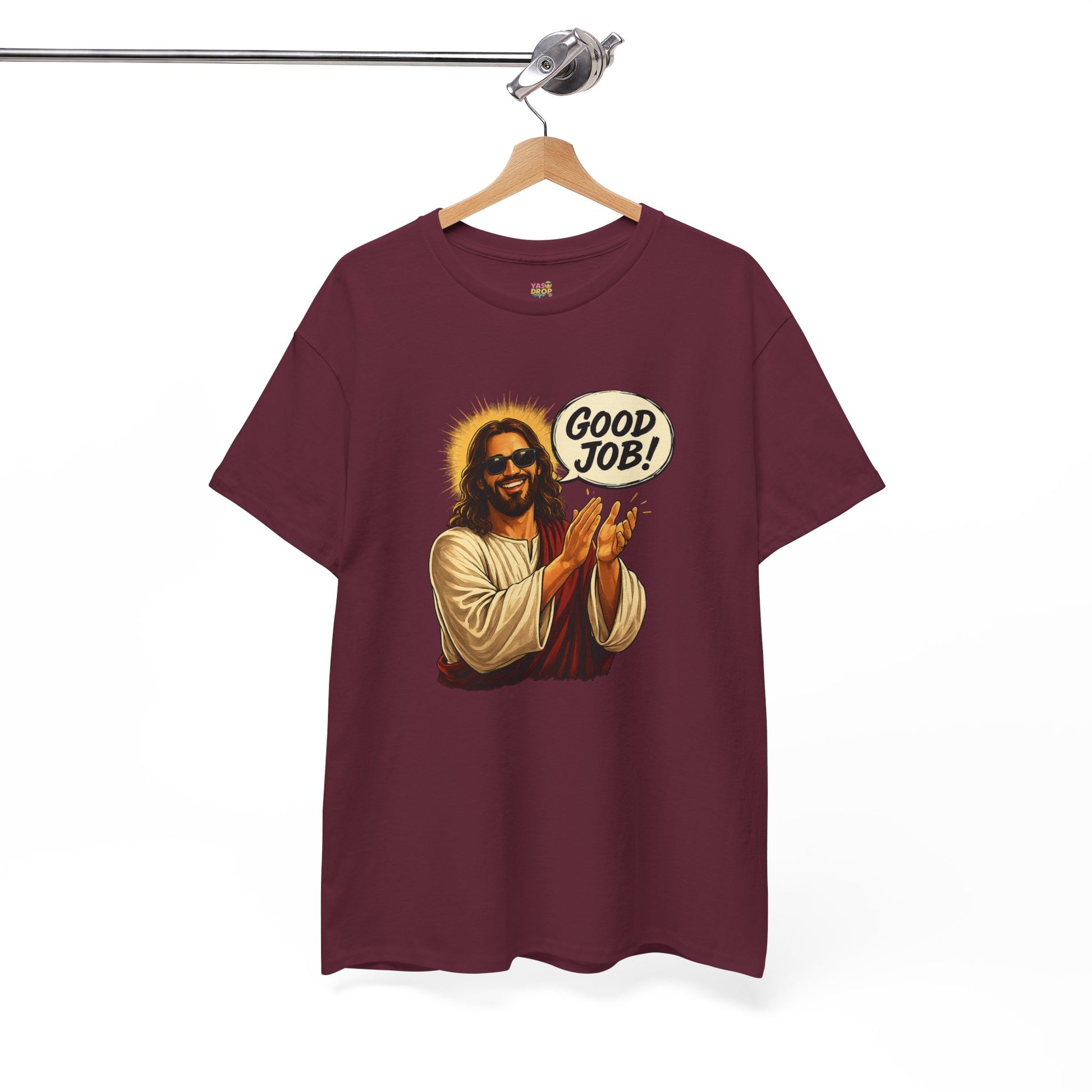 The "Good Job" Savior Graphic Tee – Ironic Streetwear / Retro Aesthetic Unisex Shirt