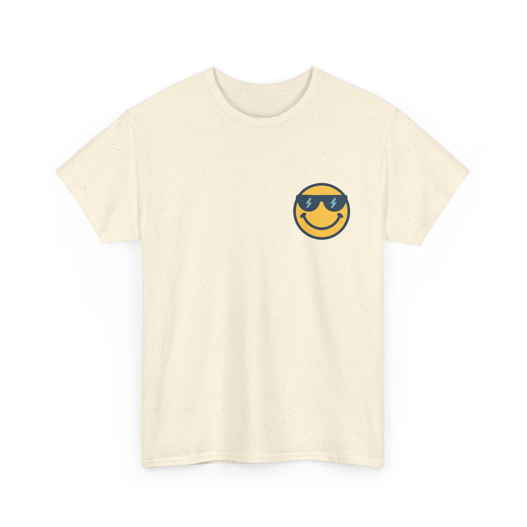 The YASDROP Smiley Swirl Tee