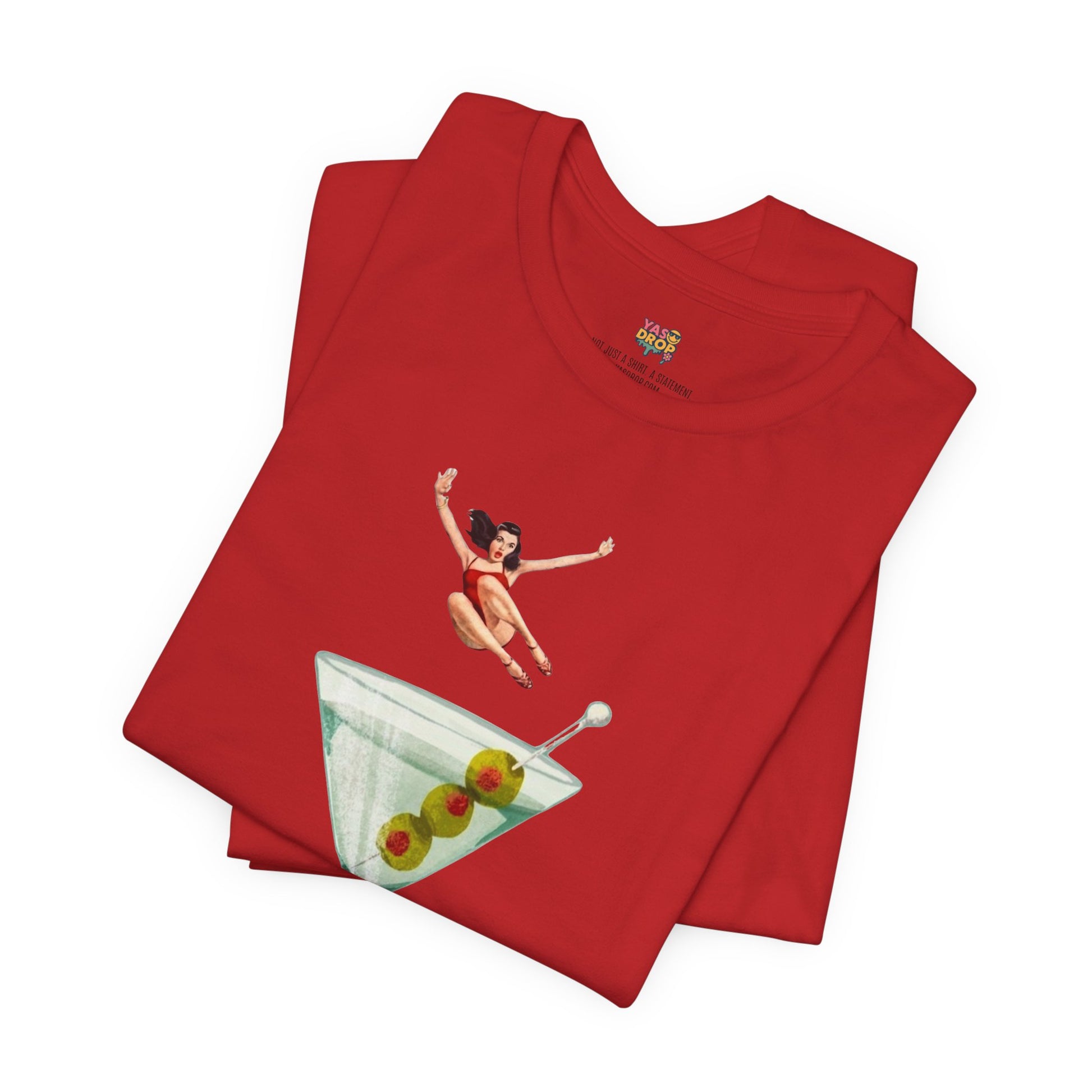 Dirty Martini Girl Graphic Tee - Retro Aesthetic Streetwear T-Shirt