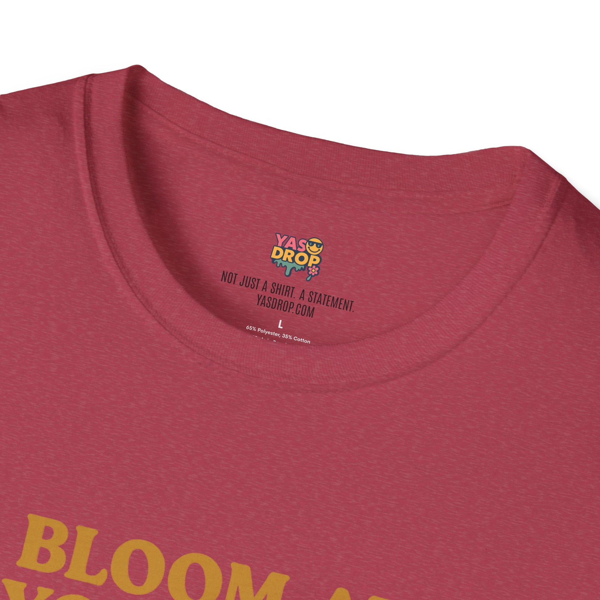 Bloom At Your Own Pace Tee – Wholesome Reminder in Flower Form