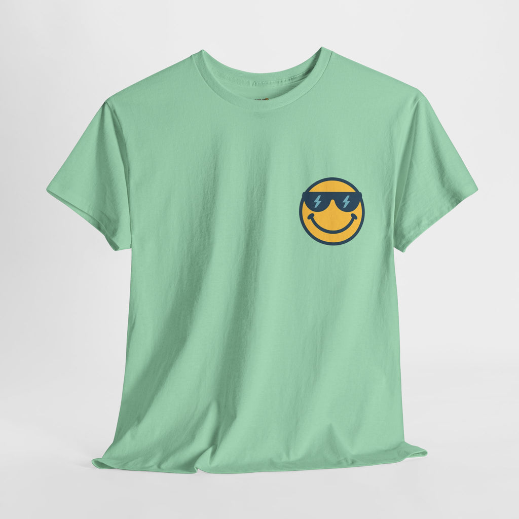 The YASDROP Smiley Swirl Tee