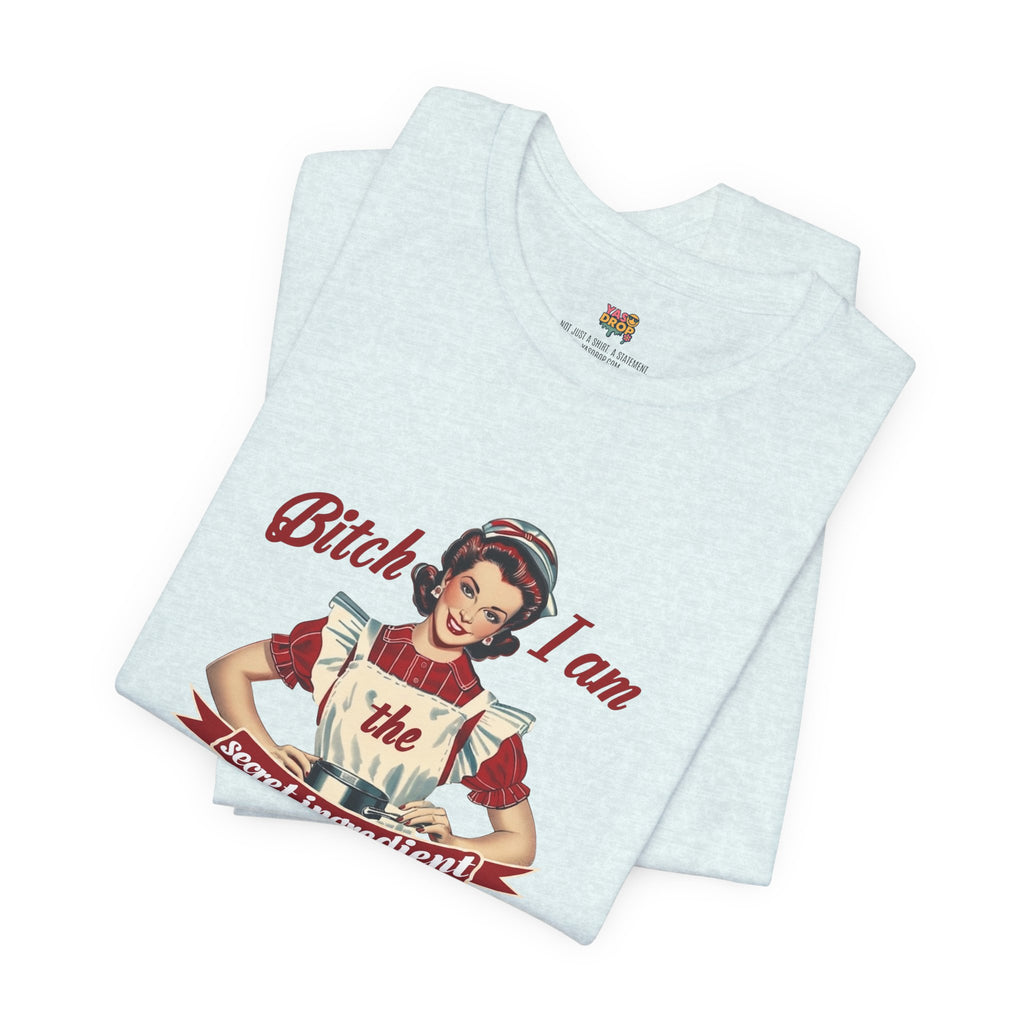 "The Secret Ingredient" Ironic Minimalist Vintage Graphic Tee