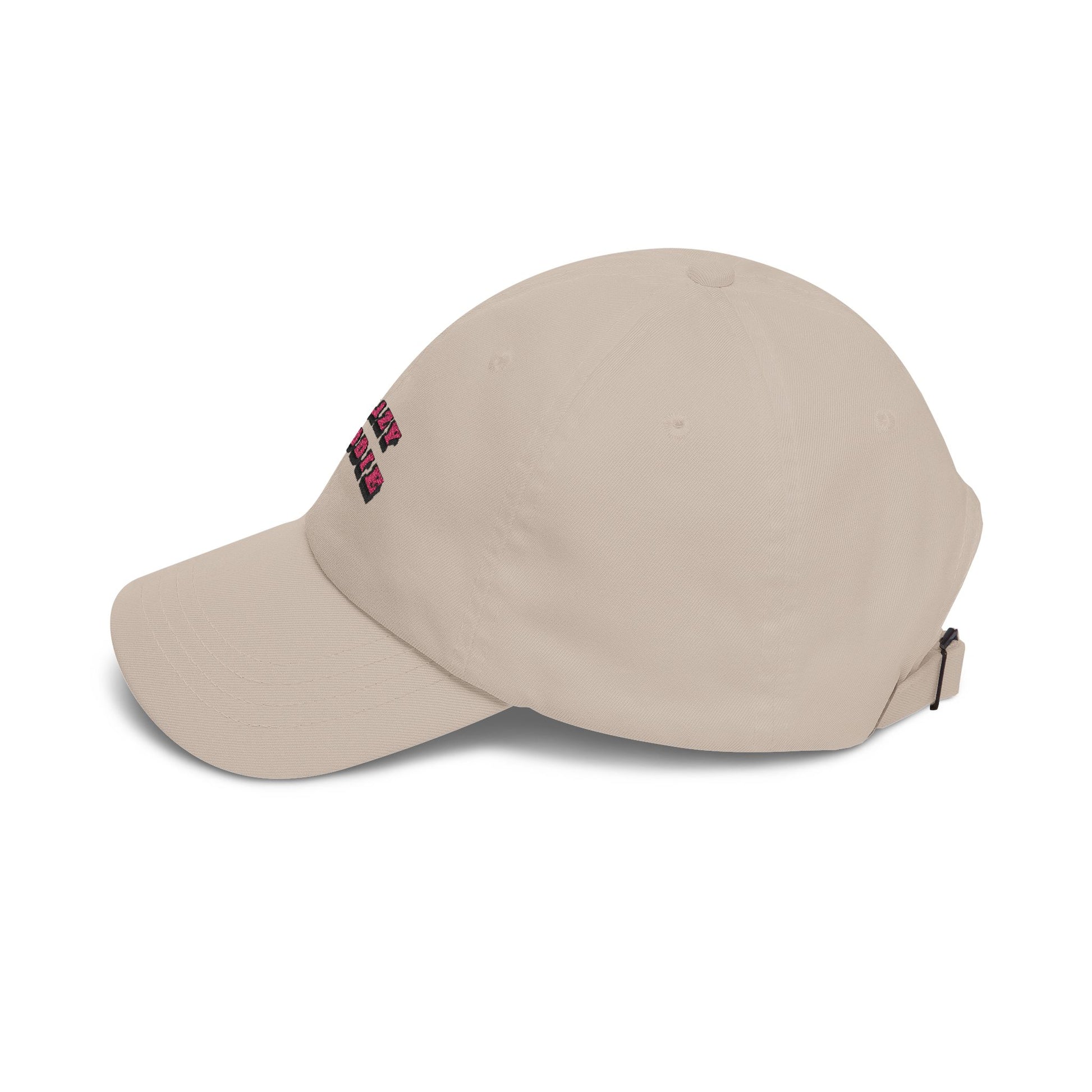 Premium Quality "Crazy Baddie" Embroidered Dad Hat – Retro Pink 3D Block Lettering