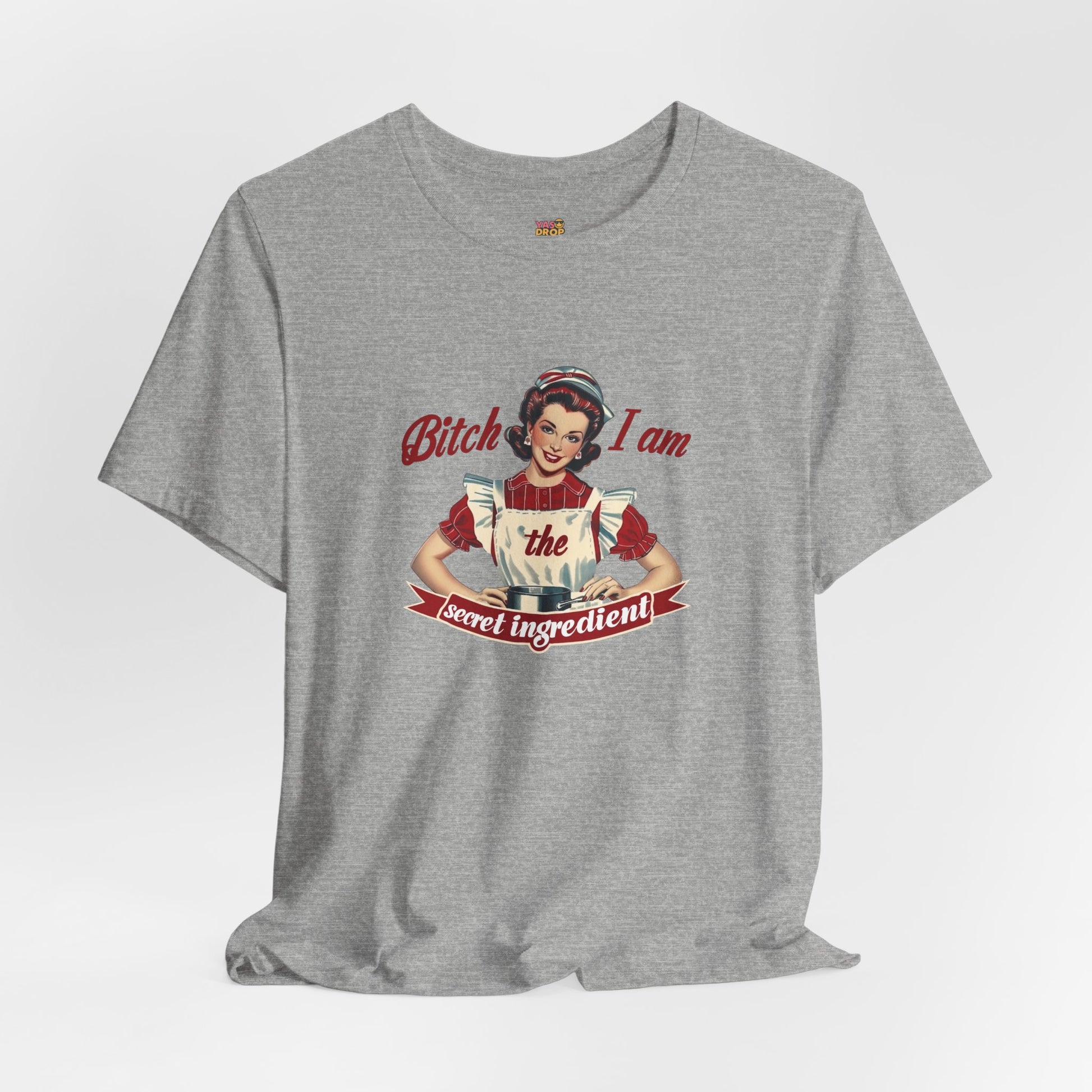 "The Secret Ingredient" Ironic Minimalist Vintage Graphic Tee
