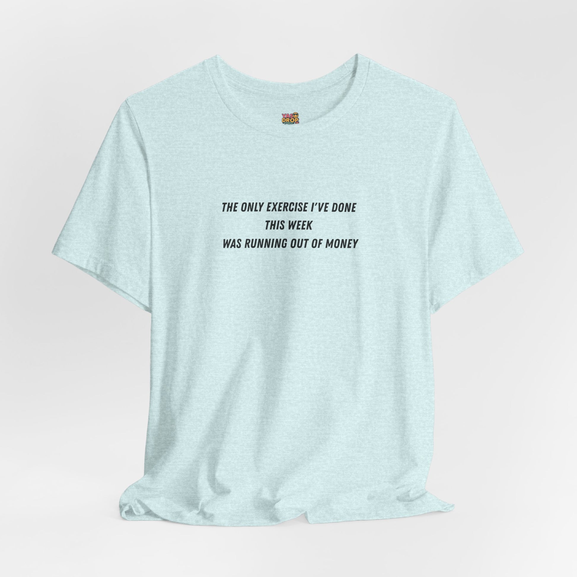 "Running Out Of Money" Funny Quote Tee | Ironic Minimalist Graphic T-Shirt