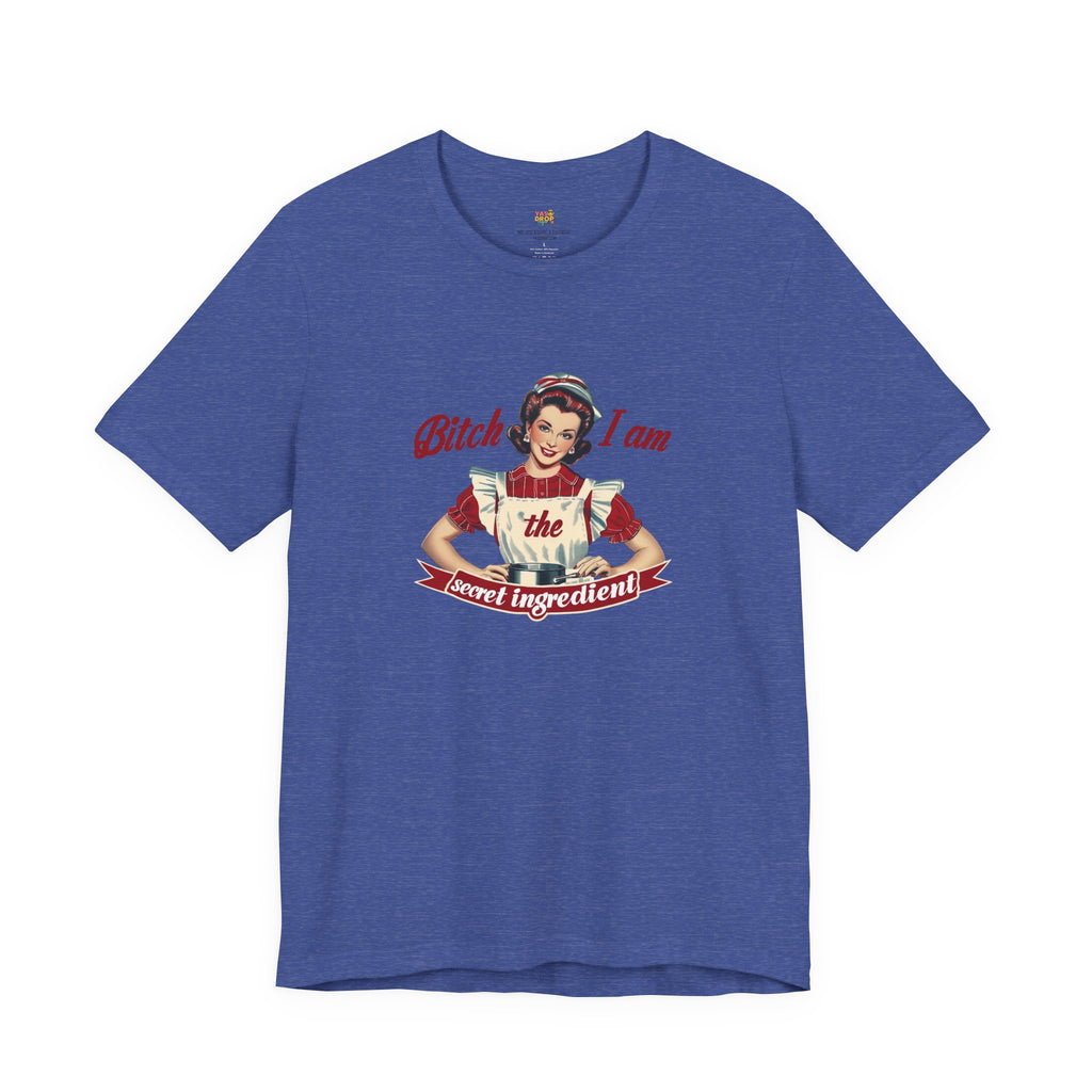 "The Secret Ingredient" Ironic Minimalist Vintage Graphic Tee