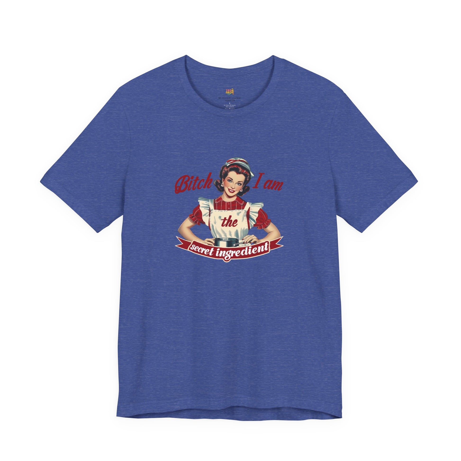 "The Secret Ingredient" Ironic Minimalist Vintage Graphic Tee