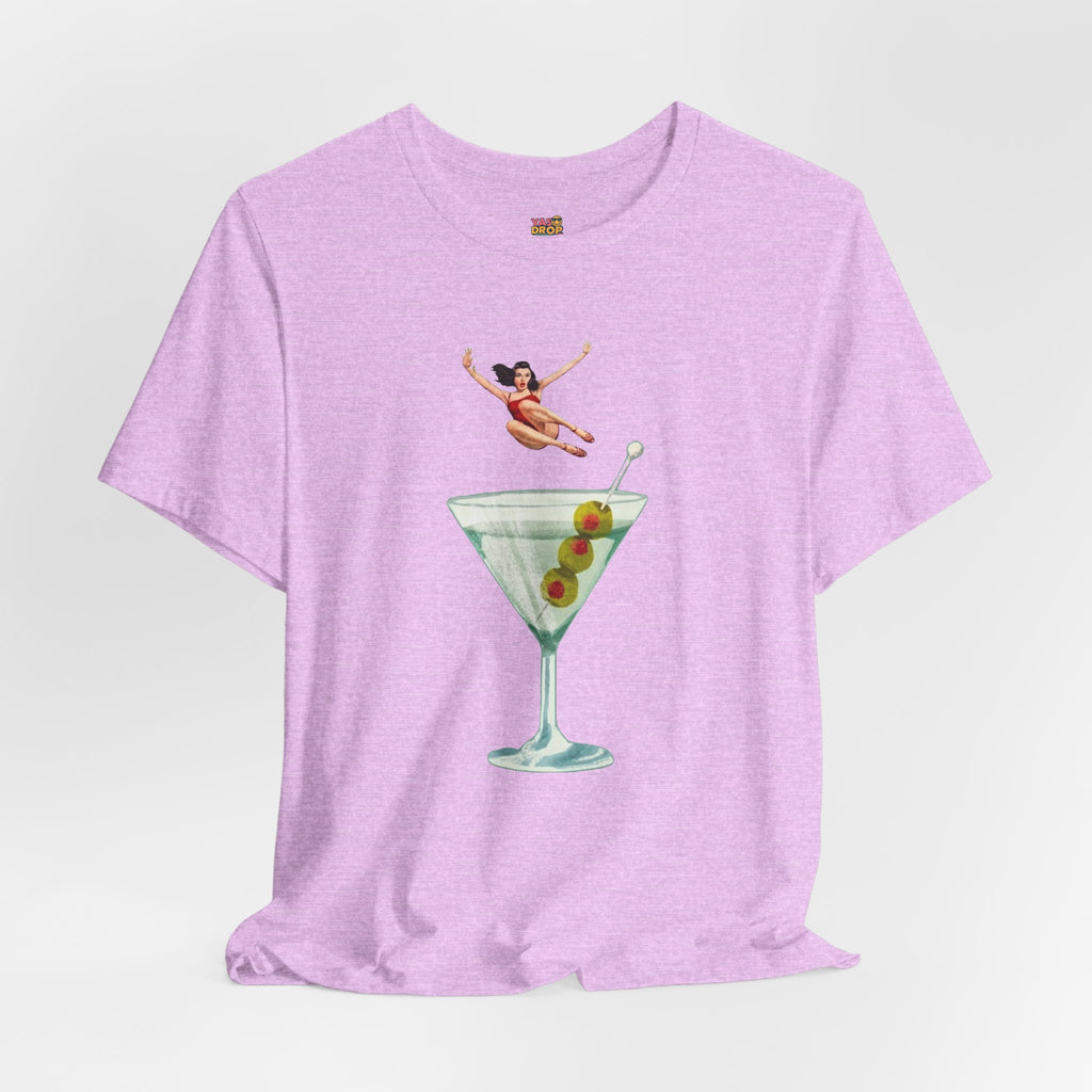 Dirty Martini Girl Graphic Tee - Retro Aesthetic Streetwear T-Shirt