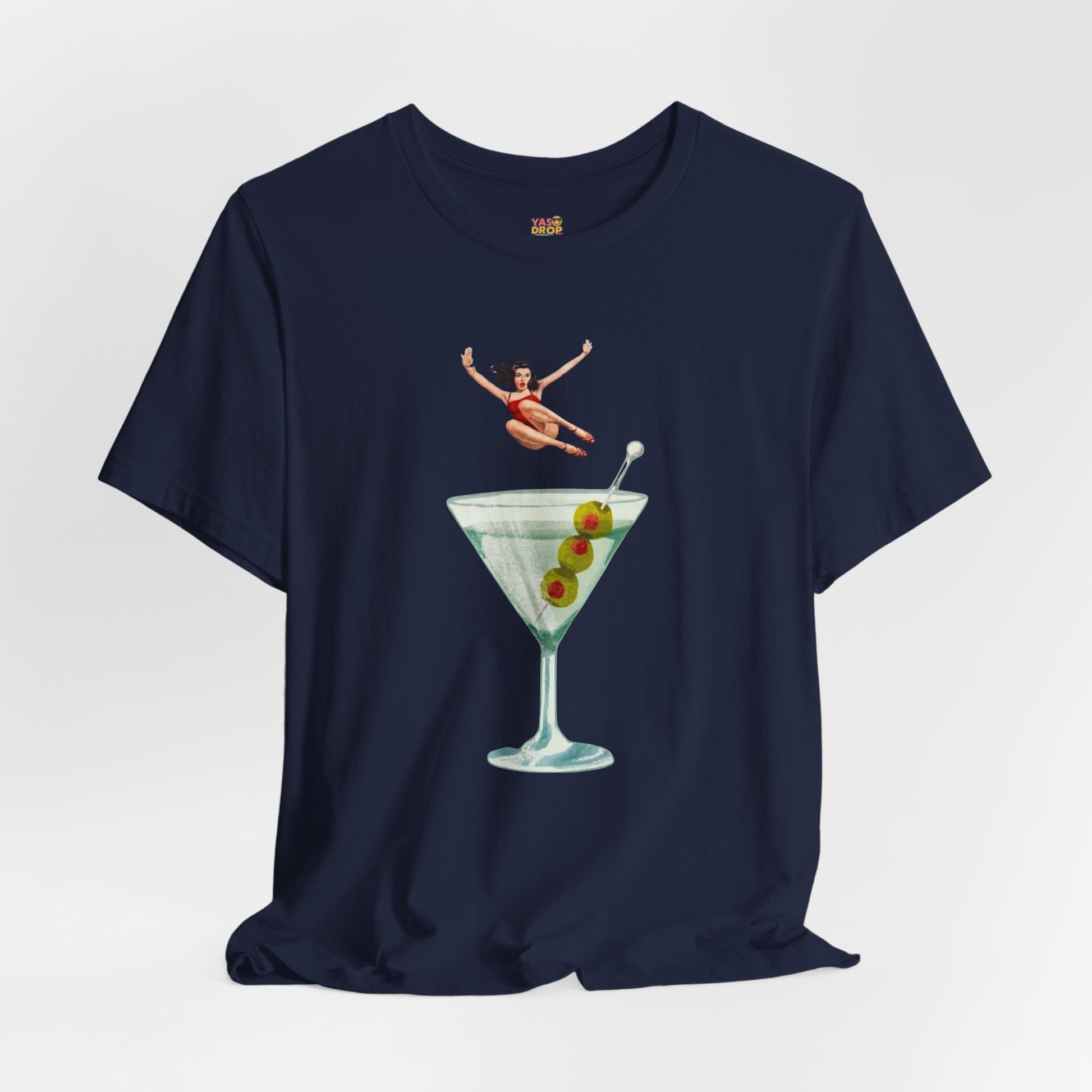 Dirty Martini Girl Graphic Tee - Retro Aesthetic Streetwear T-Shirt