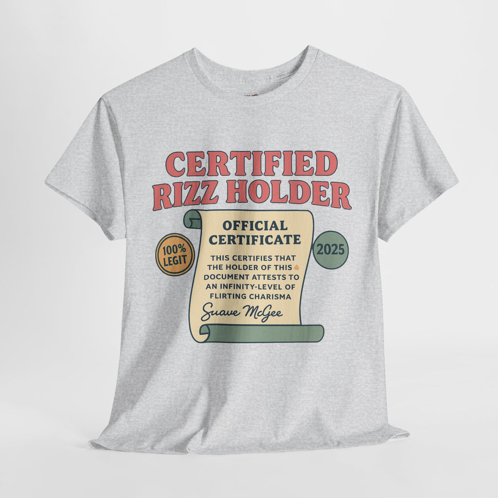 Certified Rizz Holder™ Tee – Official Drip of Charisma