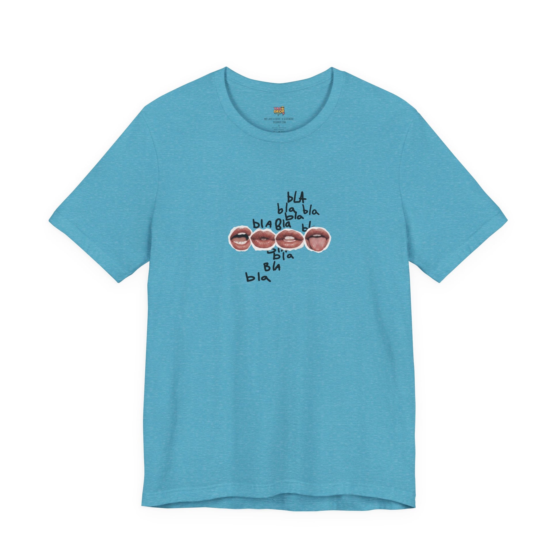 "Bla Bla Bla" Graphic Tee – Ironic Minimalism Streetwear T-Shirt