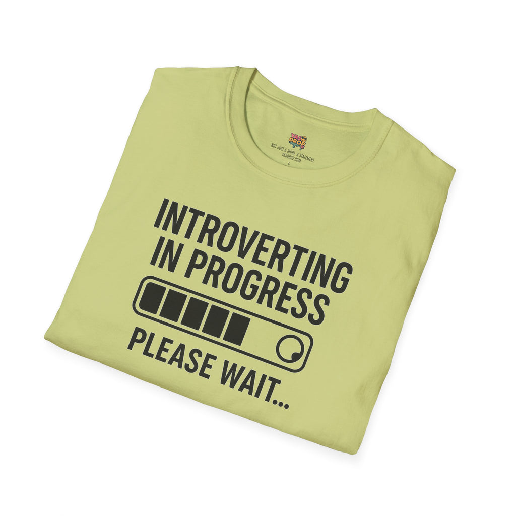 Introverting in Progress – Loading Bar Tee