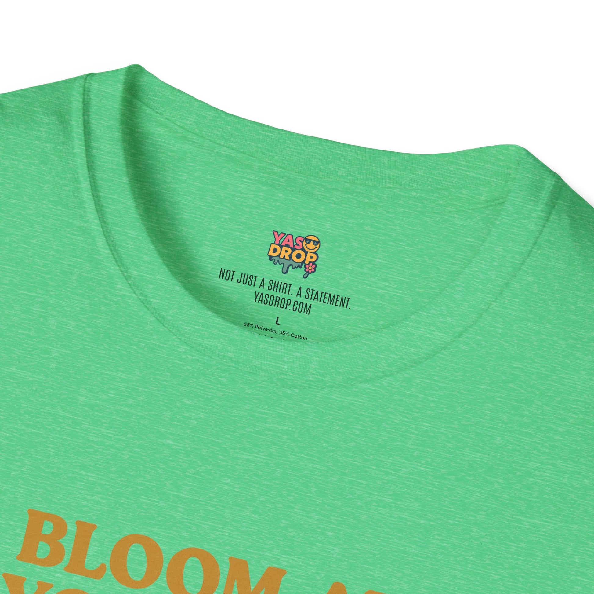 Bloom At Your Own Pace Tee – Wholesome Reminder in Flower Form