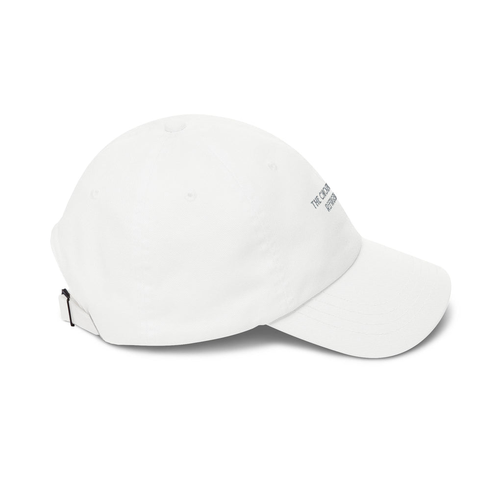 The Chicken Is in the Refrigerator Ironic Hat - Minimalist Embroidered Weird Cap