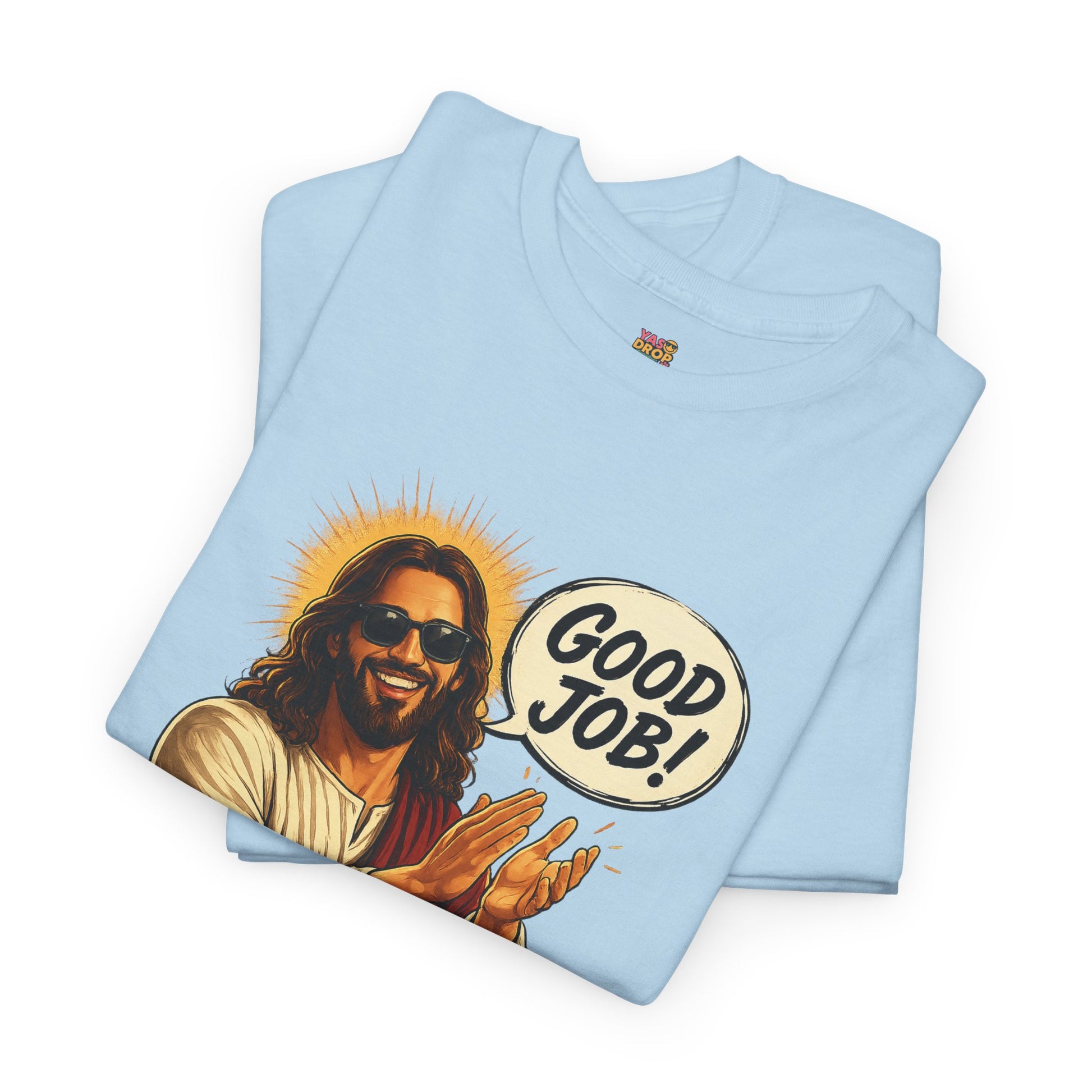 The "Good Job" Savior Graphic Tee – Ironic Streetwear / Retro Aesthetic Unisex Shirt