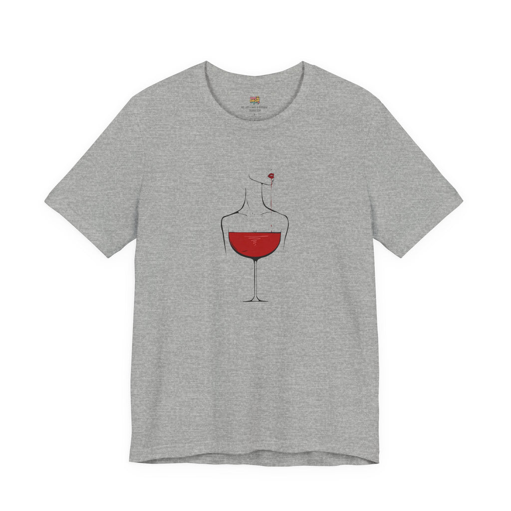 Pour Decisions Premium Graphic Tee – Minimalist Wine Aesthetic Streetwear