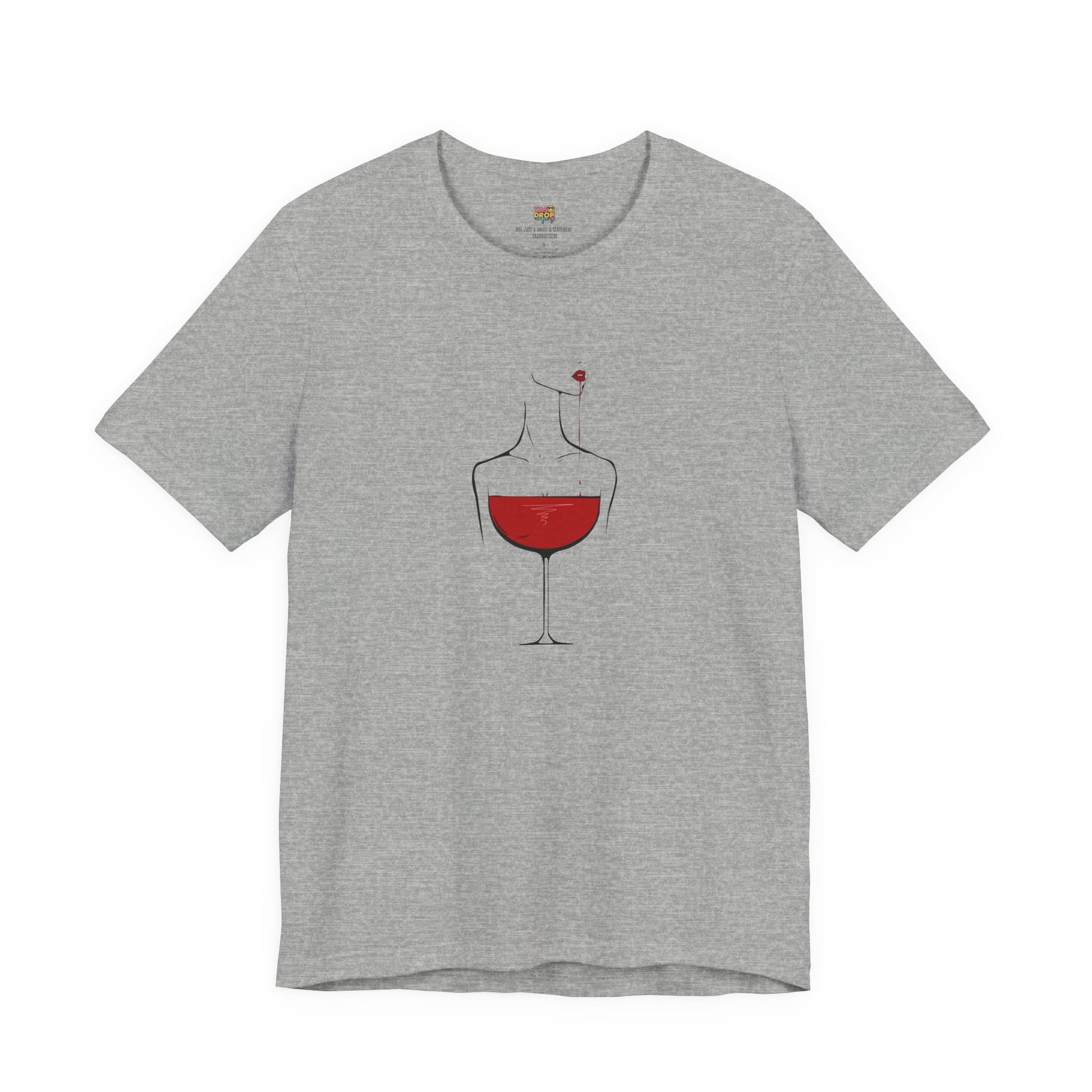 Pour Decisions Premium Graphic Tee – Minimalist Wine Aesthetic Streetwear