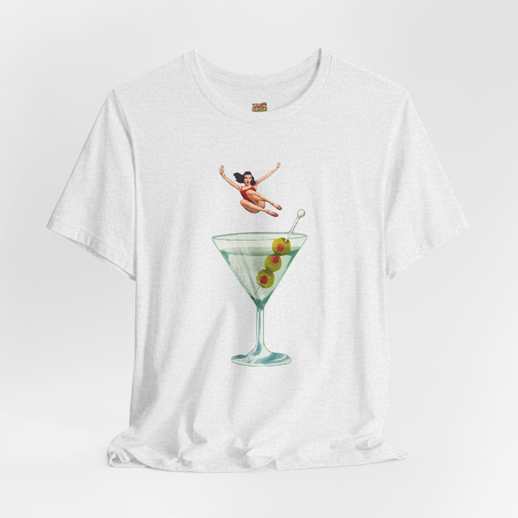 Dirty Martini Girl Graphic Tee - Retro Aesthetic Streetwear T-Shirt
