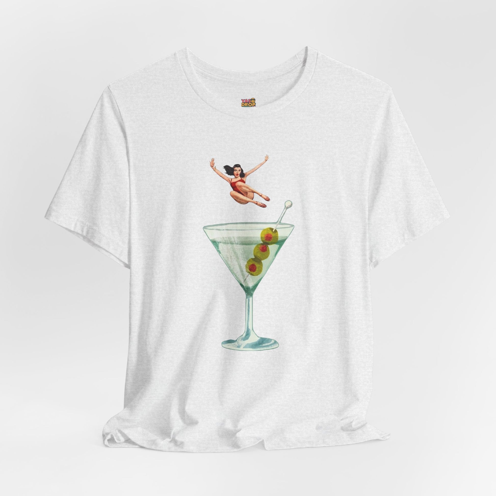 Dirty Martini Girl Graphic Tee - Retro Aesthetic Streetwear T-Shirt