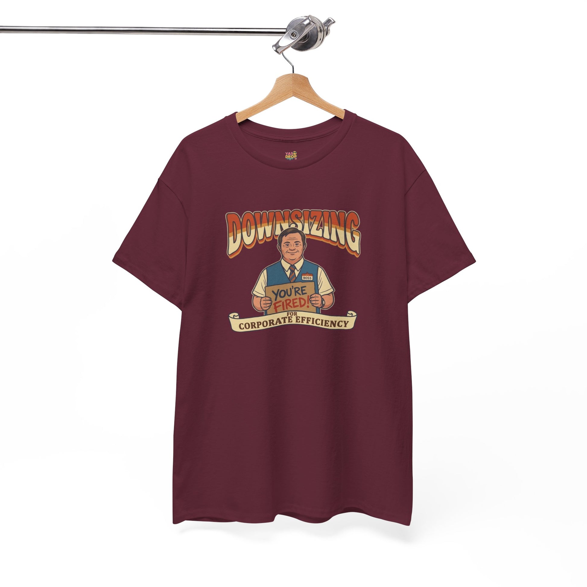 The Great Downsizing Tee - Retro Corporate Meme T-Shirt (iykyk)