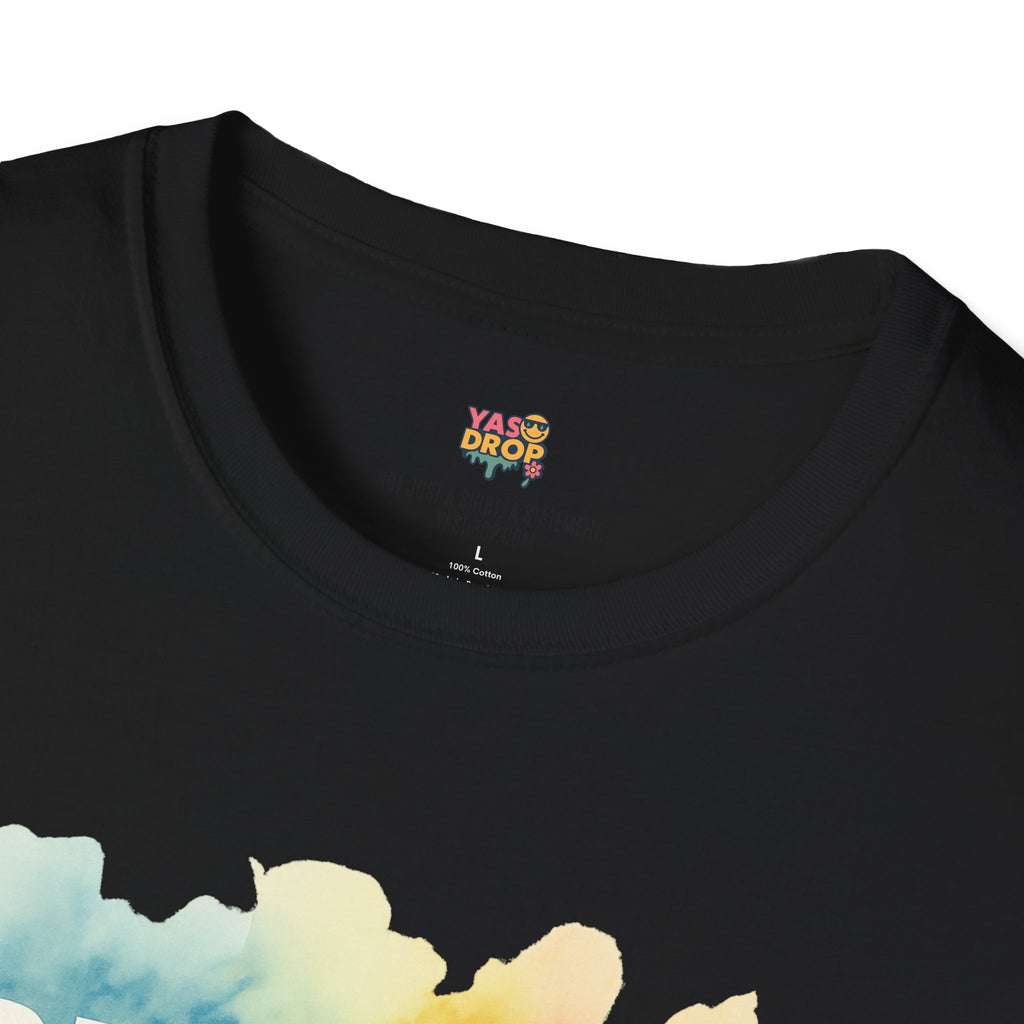 BREATHE – Mixed Media Watercolor Art Tee