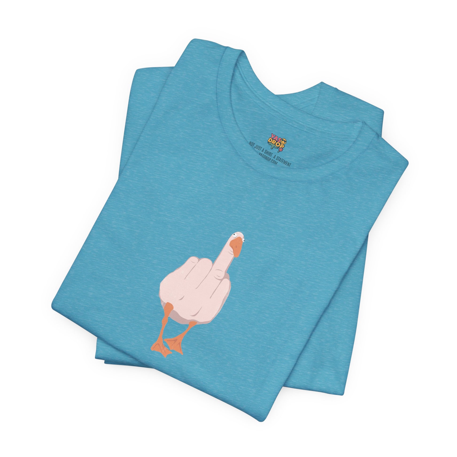 The "Unbothered" Ironic Duck Graphic Tee - Funny Chaotic Streetwear Graphic T-Shirt